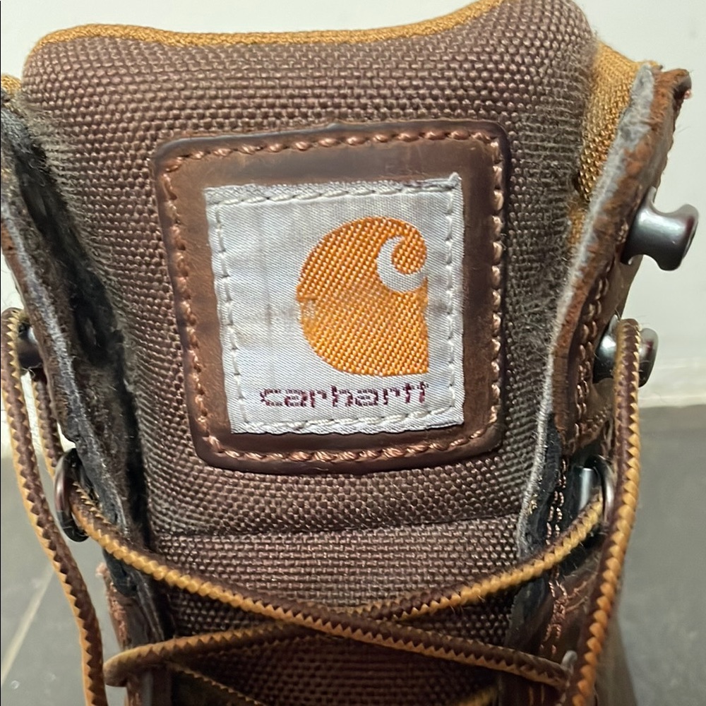 Carhartt Men's  6-Inch Steel Toe Waterproof Boots Brown, Size 8 - Picture 8 of 8
